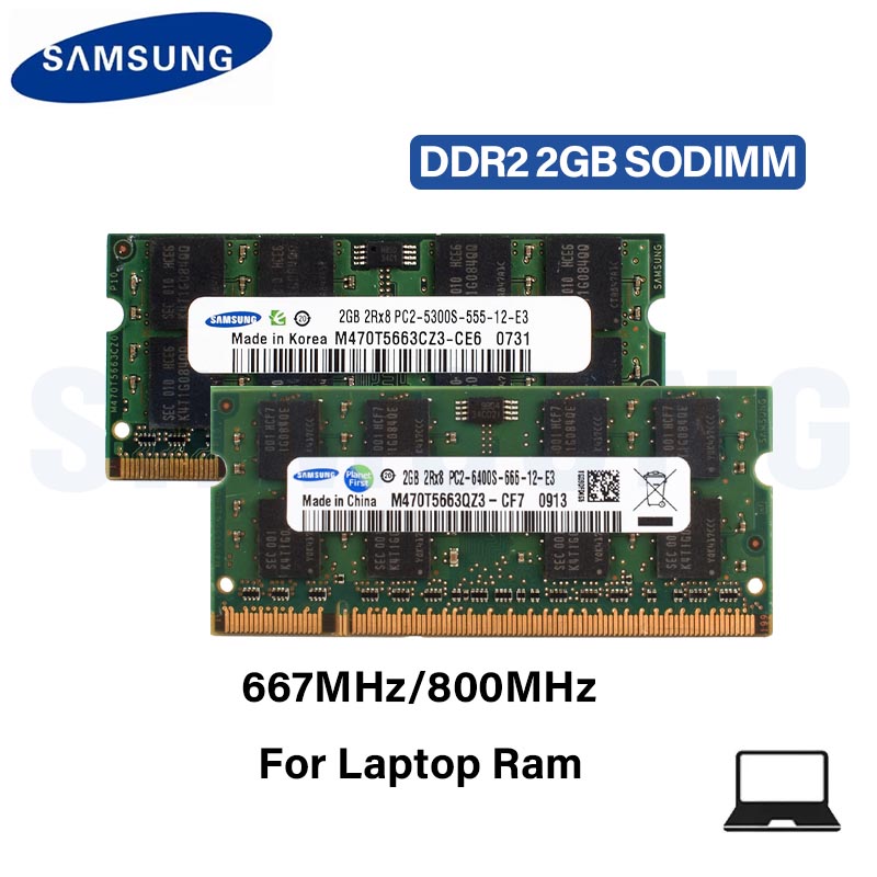 SAMSUNG DDR2 2GB PC2 5300S 640 - Ddr2 Ram avis et prix