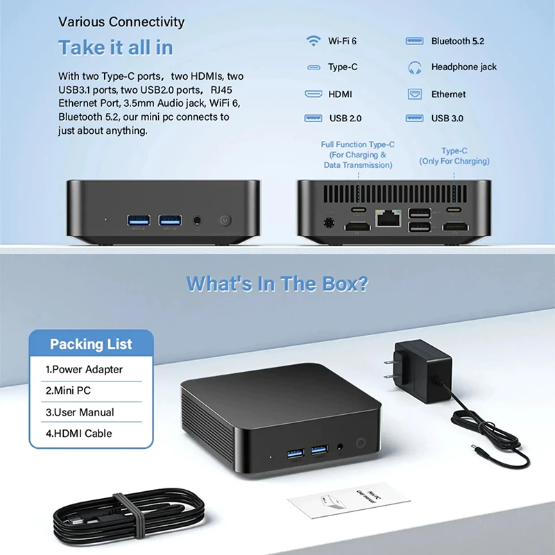 Mini PC Windows 11 Intel Core  - Ddr4 16Gb avis et prix