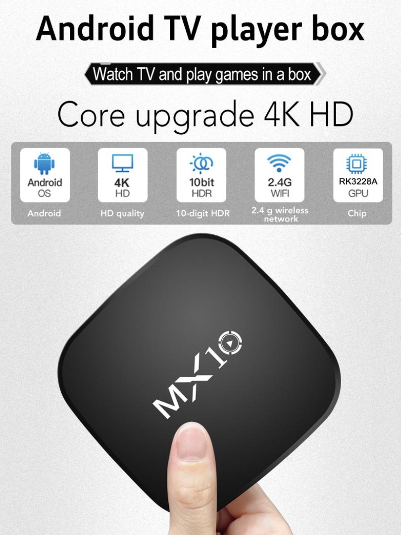 Décodeur TV Box MX10 Allwinner - Ddr3 8Gb avis et prix
